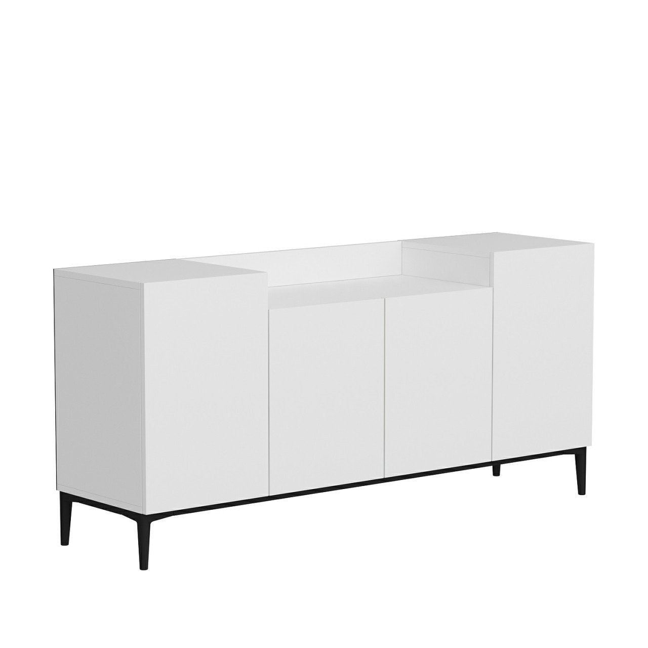 Sideboard mit 4 türen, Ellaria Weiß (4)