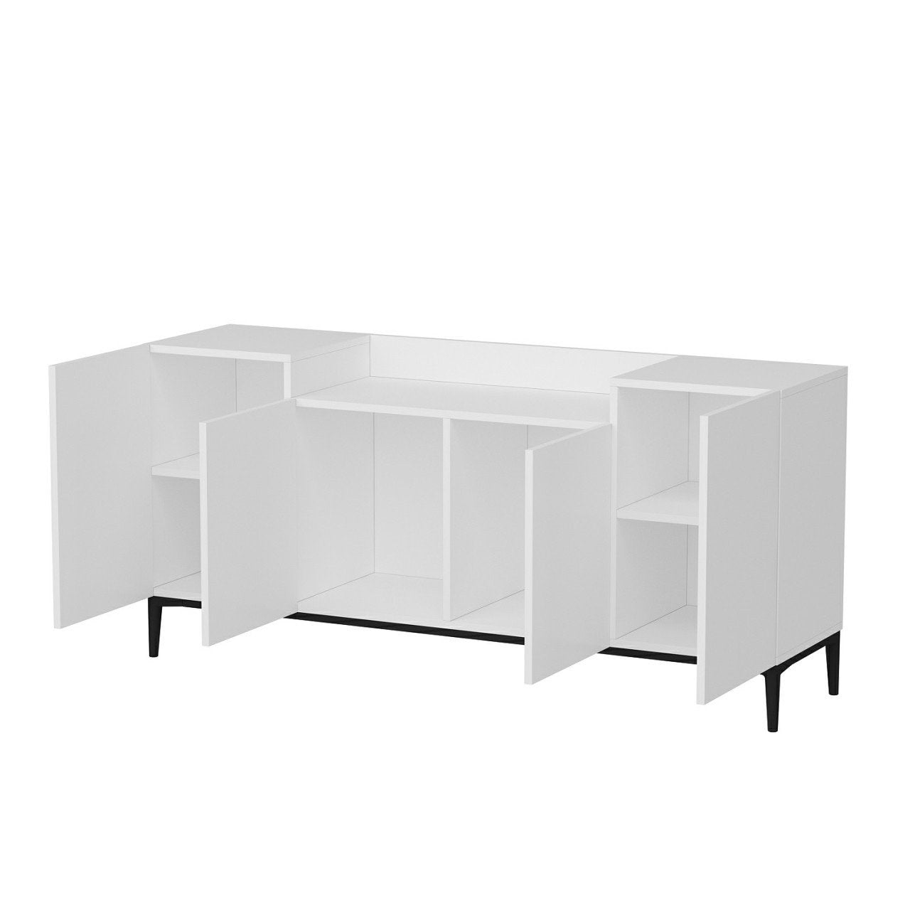 Sideboard mit 4 türen, Ellaria Weiß (6)