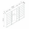 Drehtürenschrank mit 7 türen, Noah 8259 Weiß (7)