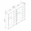 Drehtürenschrank mit 6 türen, Noah 8280 Nussbaum (7)