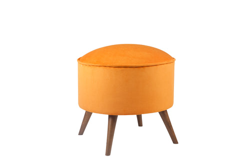 Pouf mit Stoff Buena Park Orange