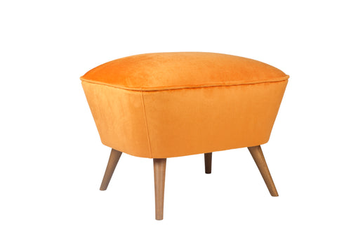 Pouf mit Stoff Lake View Orange