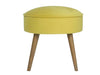 Pouf mit Stoff Boyce Gelb