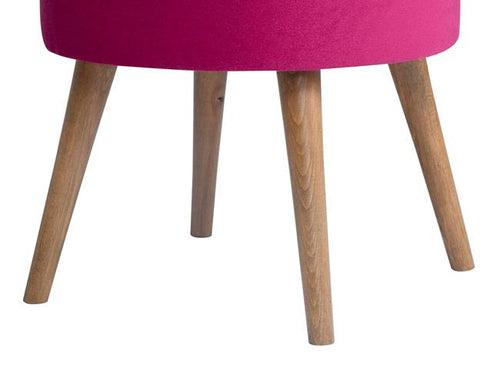 Pouf mit Stoff Boyce Violett (1)