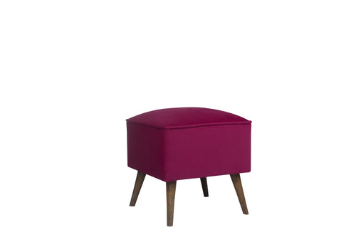 Pouf mit Stoff New Bern Violett (1)