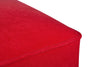 Pouf mit Stoff New Bern Rot (2)