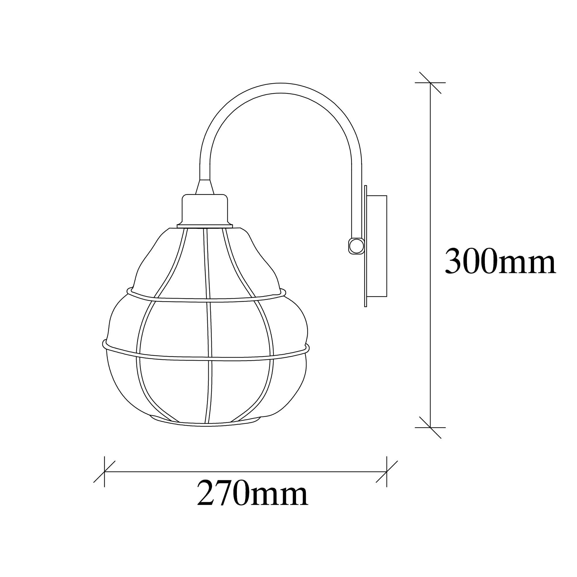 Wandleuchte Safderun 405-A Kupfer (3)