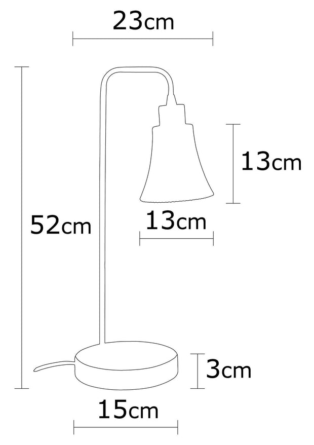 Tischlampe Foca N-127 Gold (2)