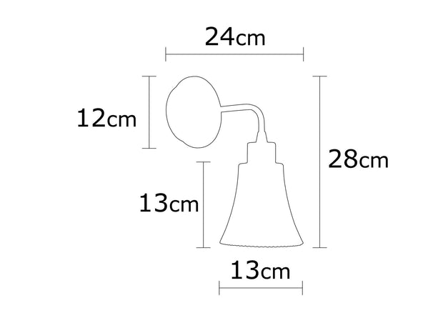 Wandleuchte Foca N-131 Gold (2)