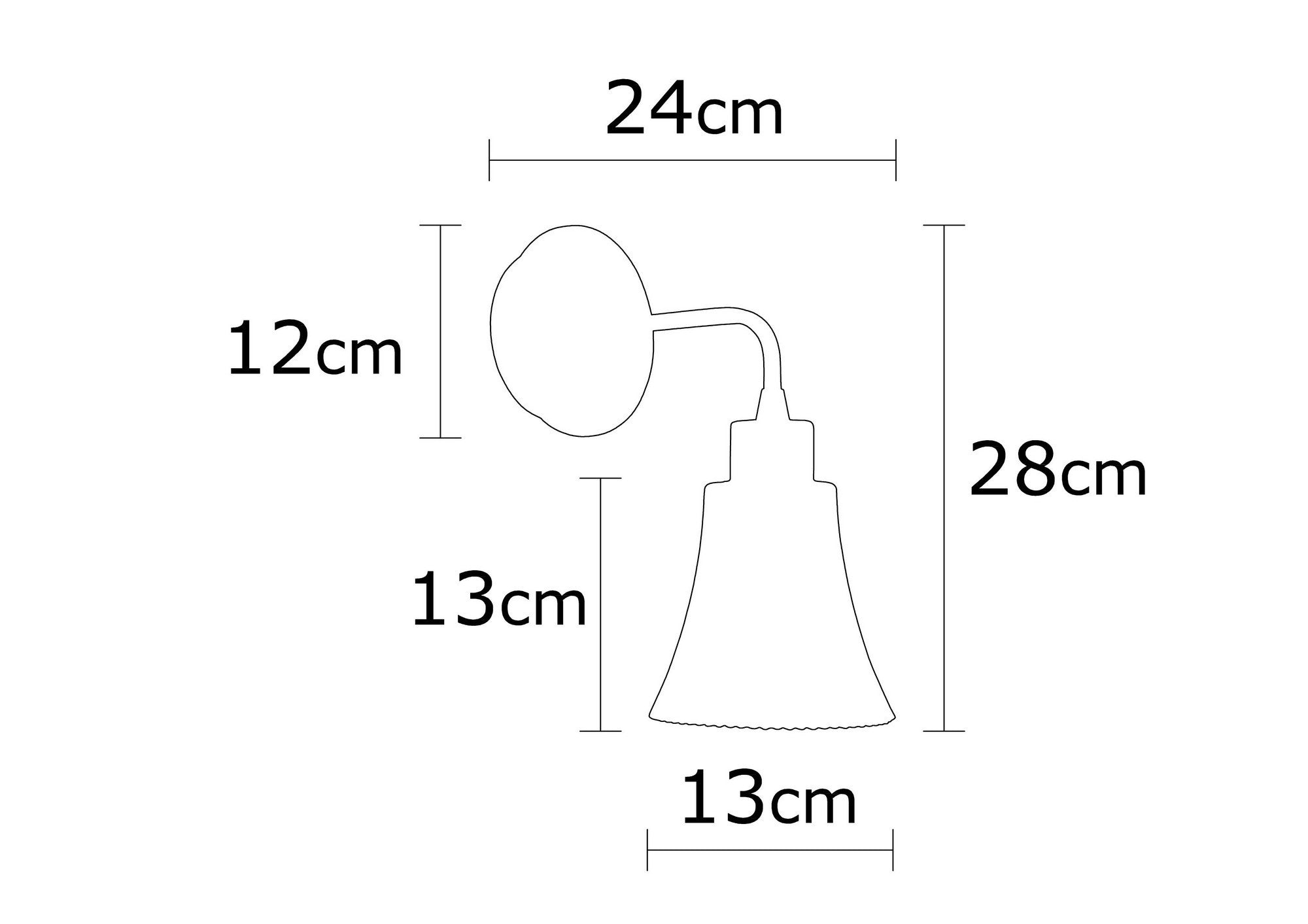 Wandleuchte Foca N-132 Silber (2)