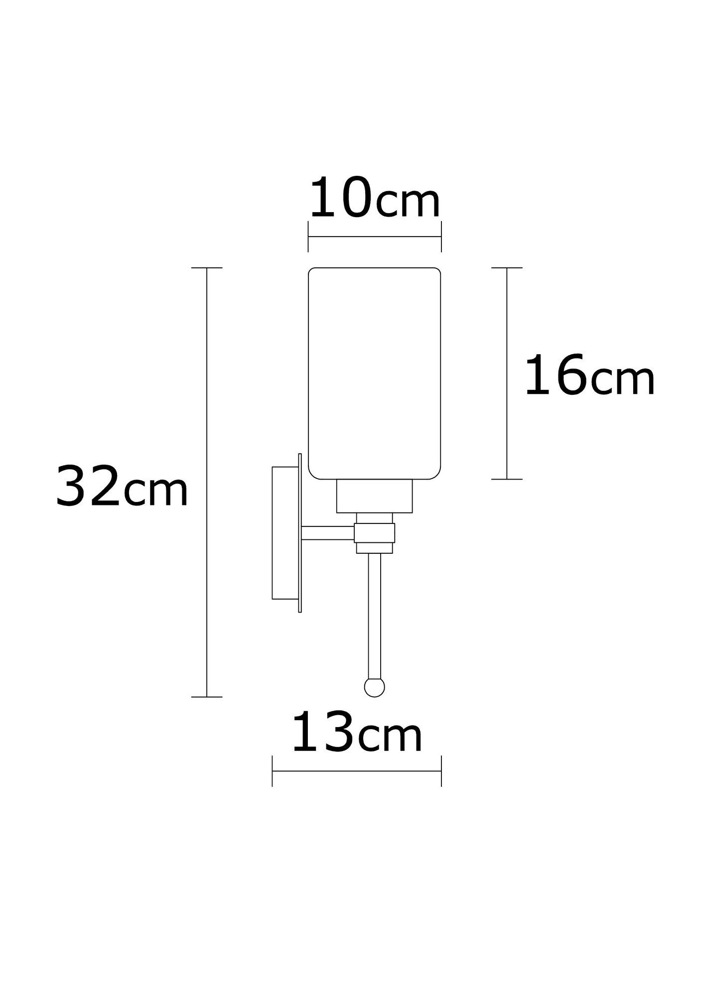 Wandleuchte Balcova N-344 Silber (2)