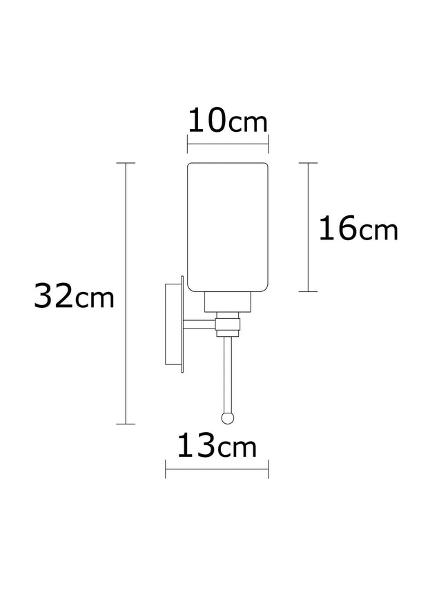 Wandleuchte Balcova N-344 Silber (2)