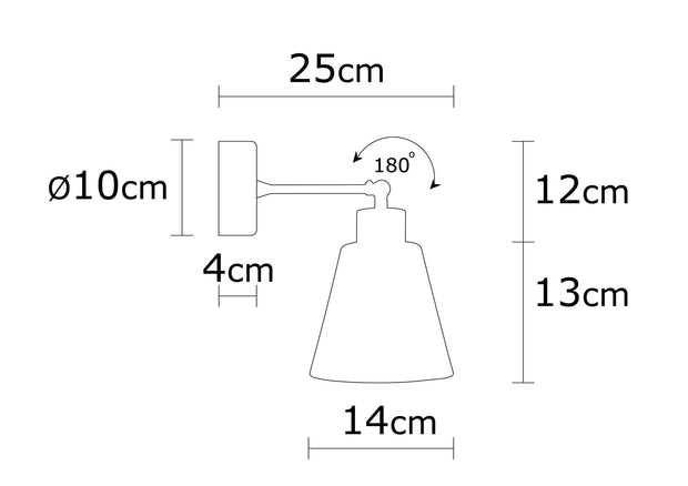 Wandleuchte Manavgat N-612 Kupfer (3)