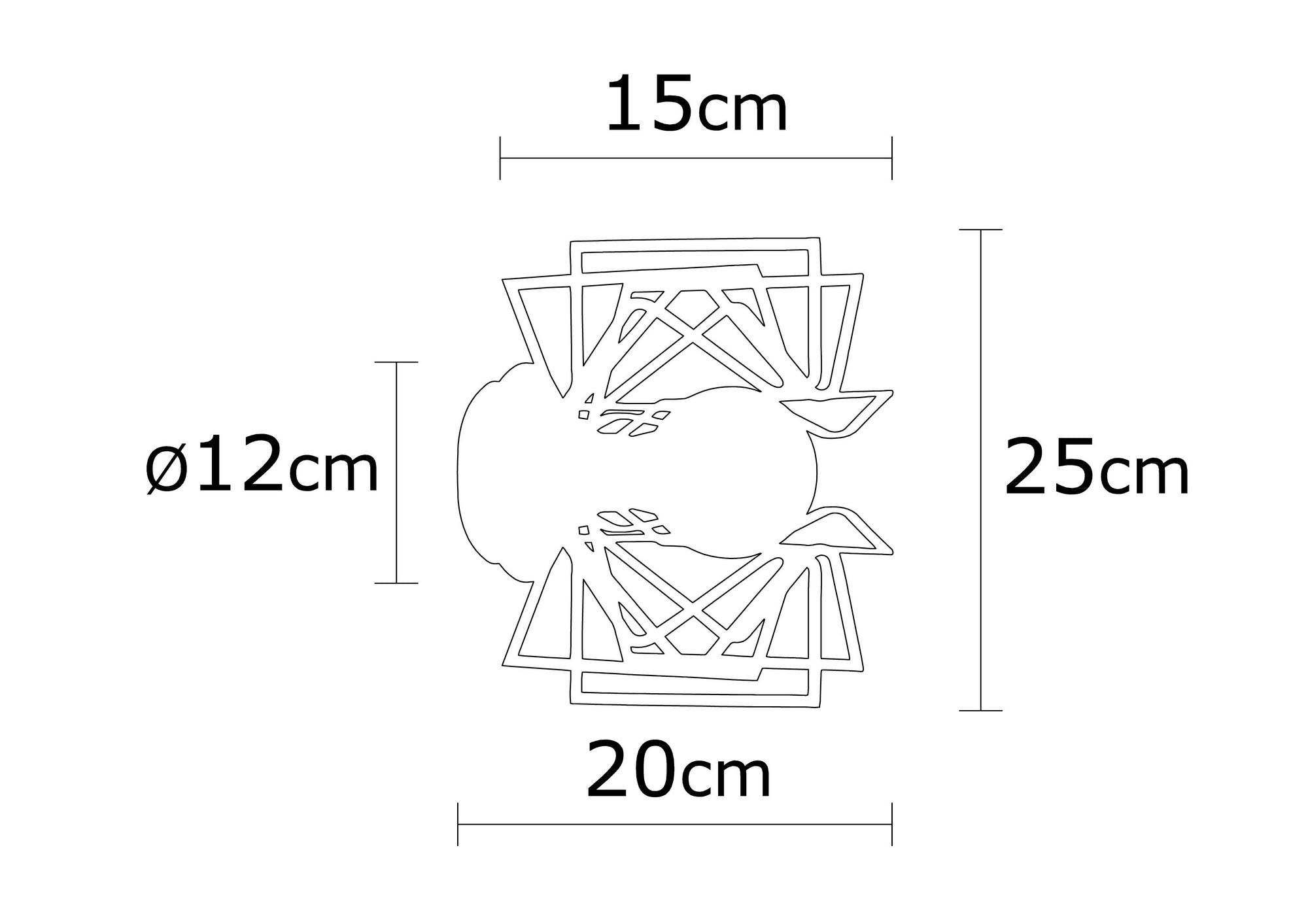 Wandleuchte Nemrut N-953 Schwarz (3)