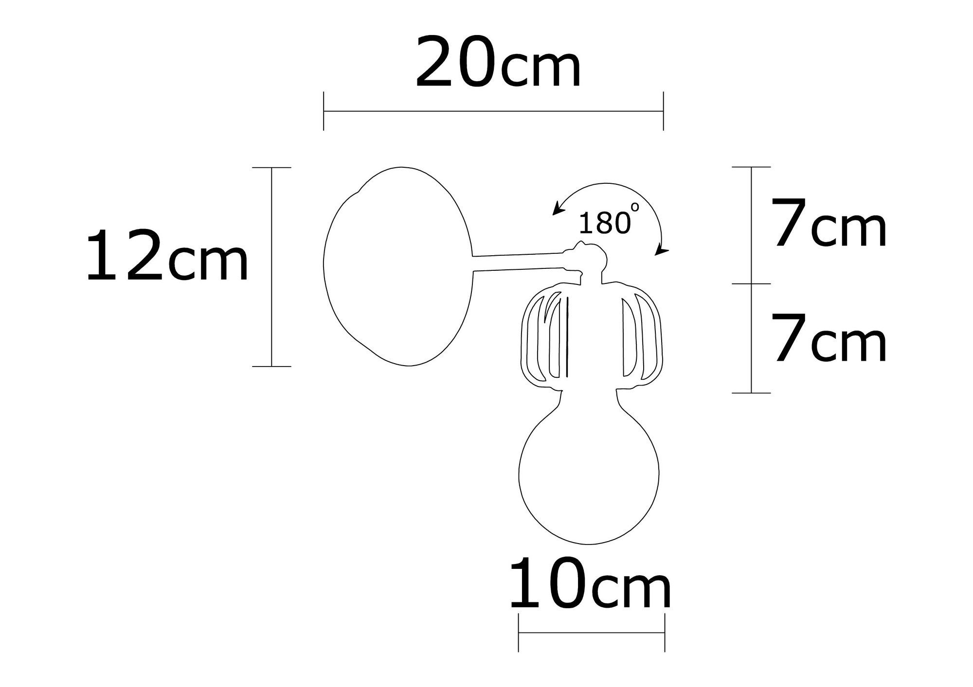 Wandleuchte Demre N-1206 Schwarz (2)