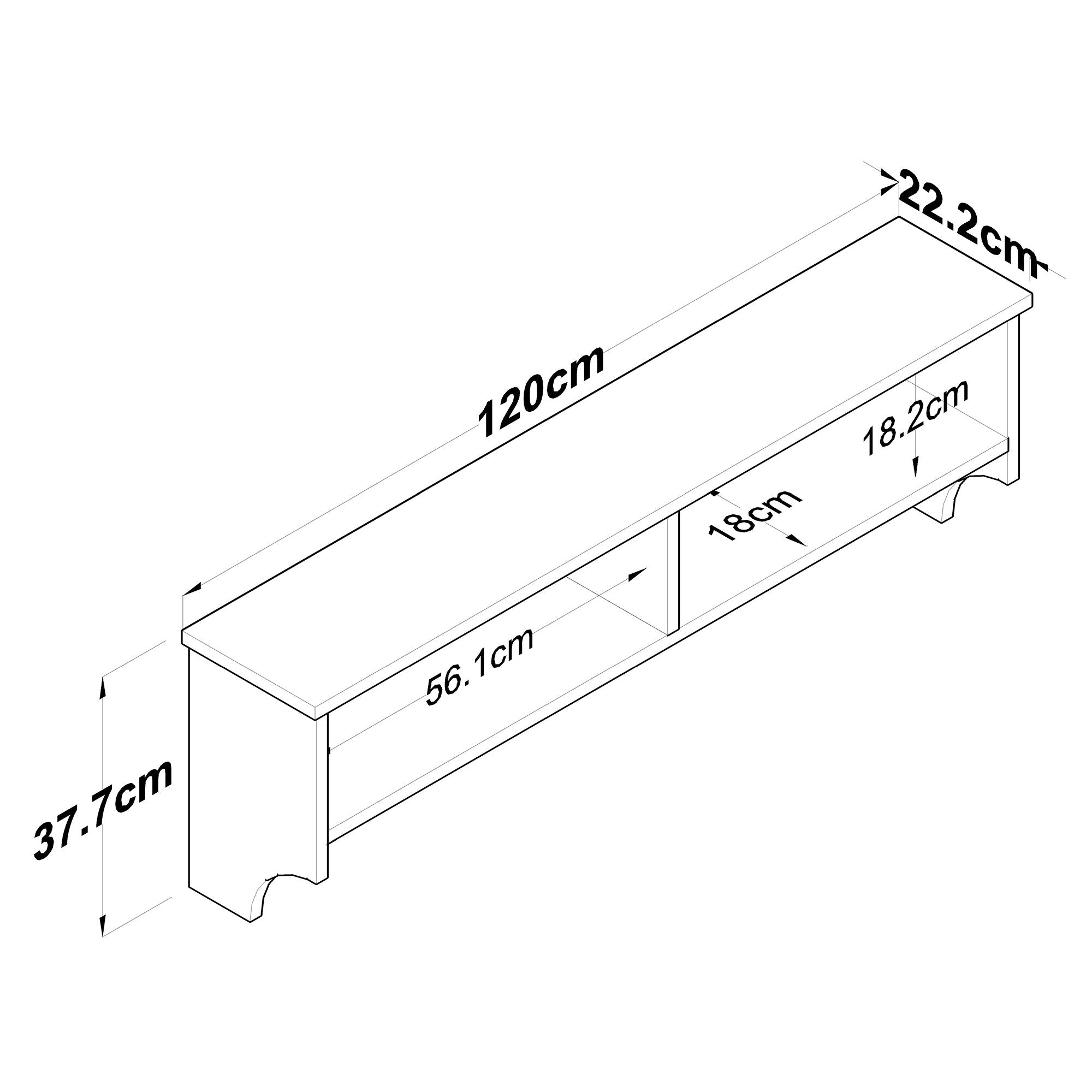 Wandgarderobe P2 2460 Weiß (9)