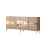 Sideboard mit 4 türen, Milan Messing (6)