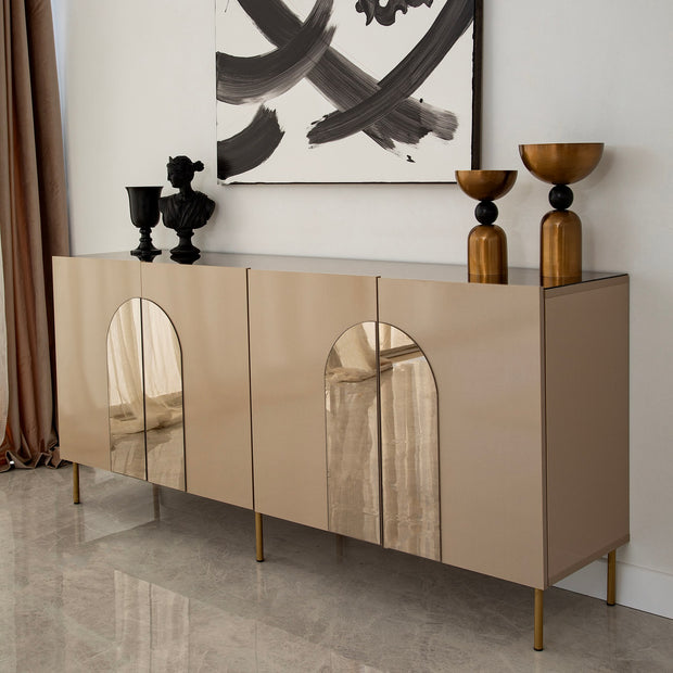 Sideboard mit 4 türen, Rome Messing (2)