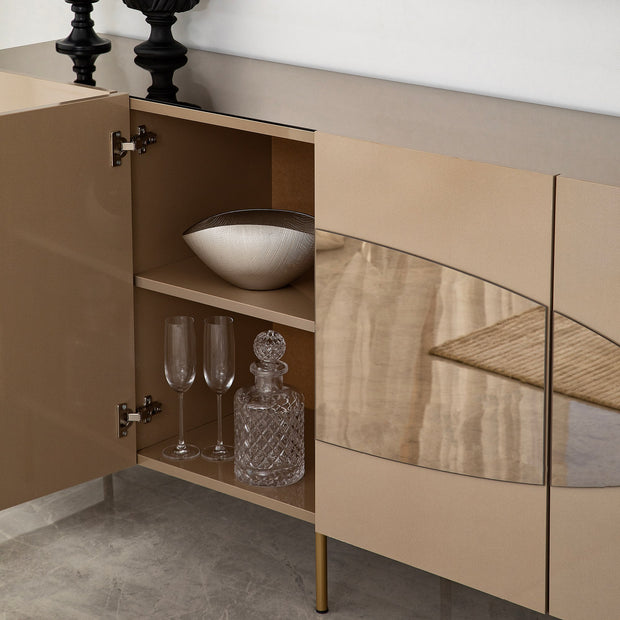 Sideboard mit 4 türen, Lago Gold (4)