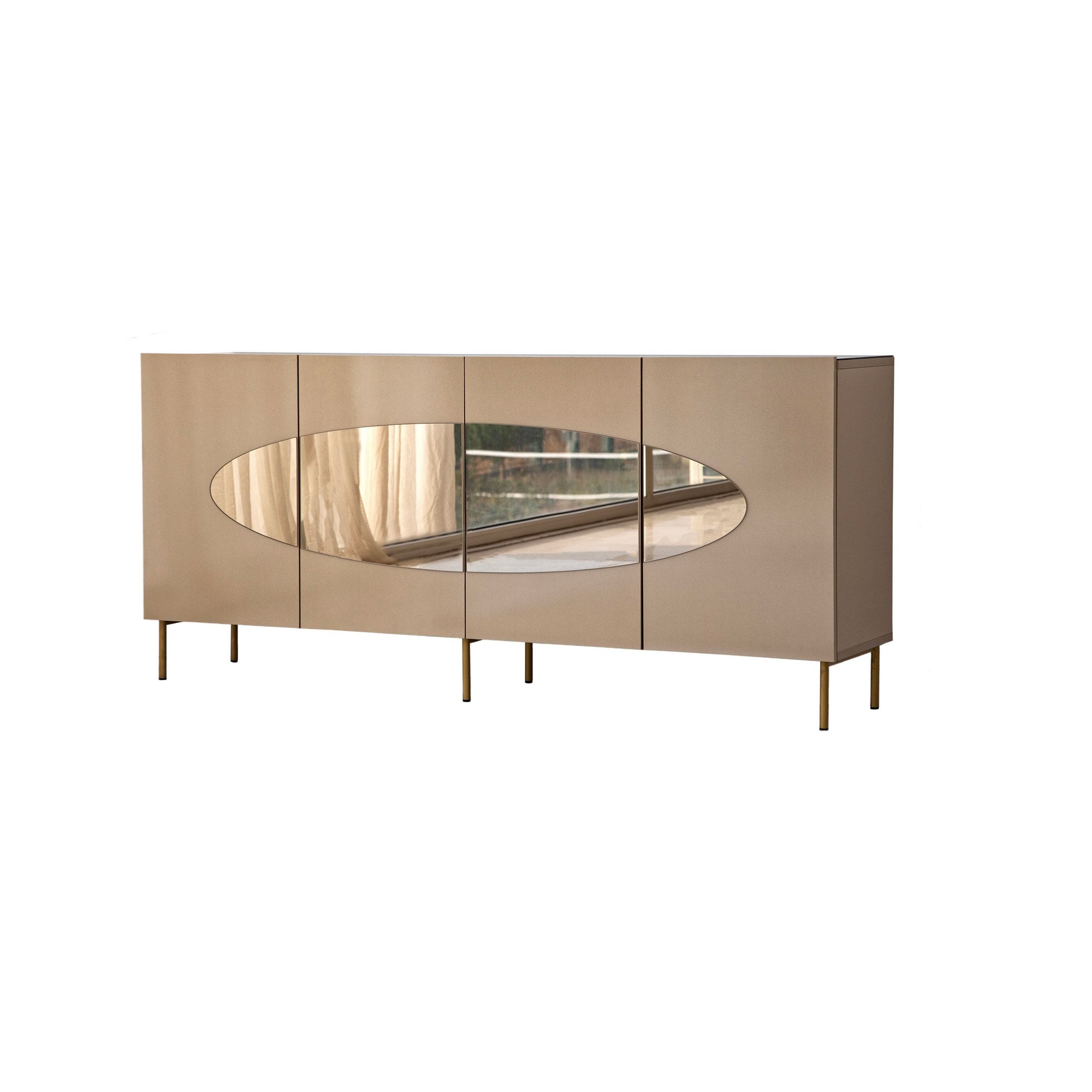 Sideboard mit 4 türen, Lago Gold (6)