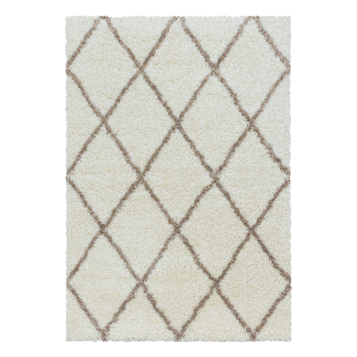 Teppich Alvor 3401 Geometric Creme