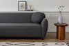 Ecksofa Symmetrisch, 3-Sitzer, aus Stoff, Eddy 2 Grau (4)