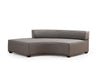 Ecksofa mit Chaiselongue Rechts, 3-Sitzer, aus Stoff, Gondol 1 Grau (6)