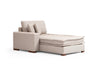 Ecksofa mit Chaiselongue Links, 3-Sitzer, aus Stoff, Lena Beige (5)