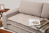 Ecksofa mit Chaiselongue Rechts, 3-Sitzer, aus Stoff, Lena Beige (4)