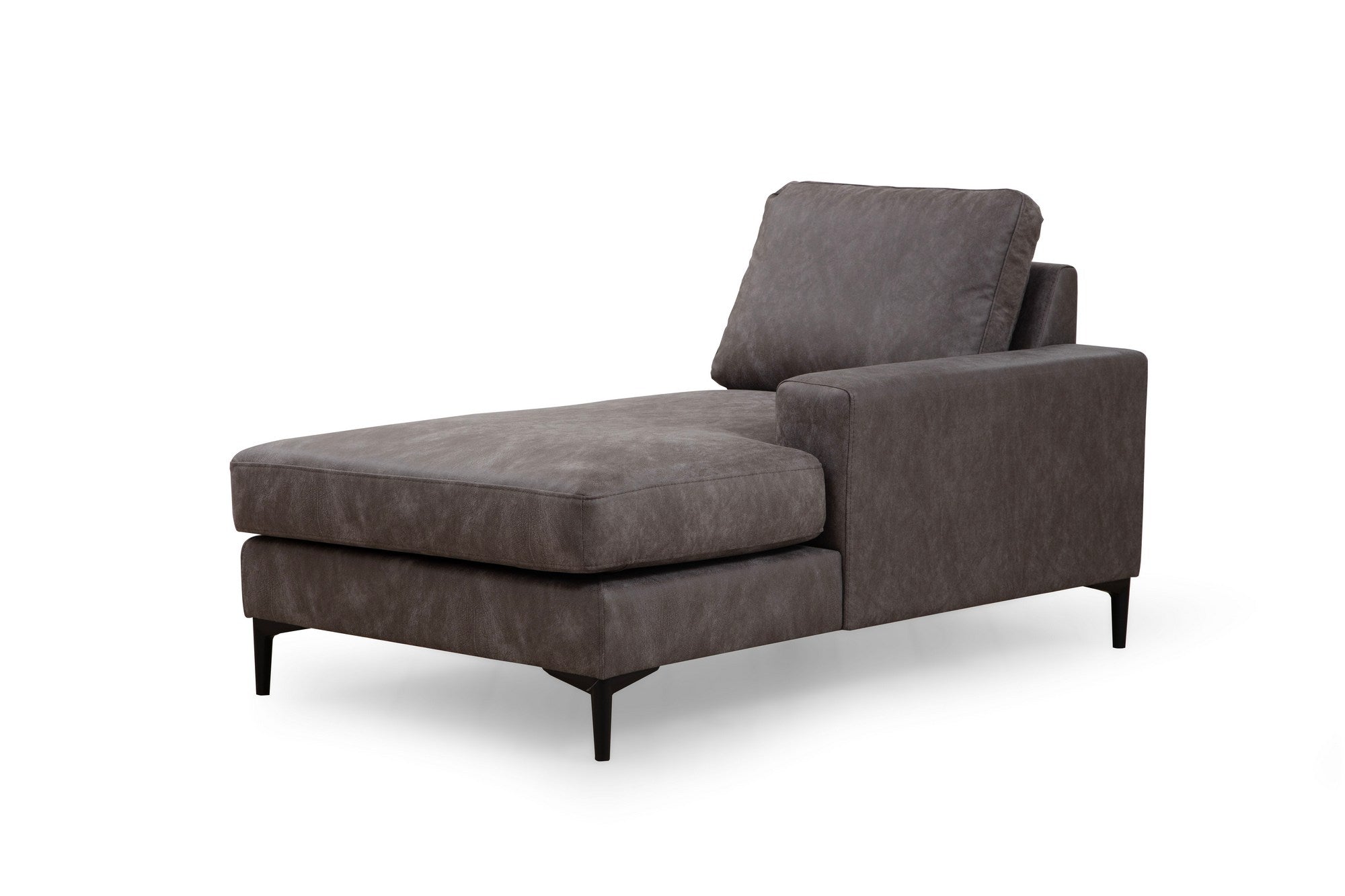 Ecksofa mit Chaiselongue Links, 4-Sitzer, aus Stoff, Porto Anthrazit (6)