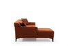 Ecksofa mit Chaiselongue Links, 3-Sitzer, aus Stoff, Petra Orange (5)