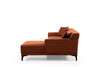 Ecksofa mit Chaiselongue Rechts, 3-Sitzer, aus Stoff, Petra Orange (6)