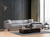 Ecksofa mit Chaiselongue Rechts, 3-Sitzer, aus Stoff, Petra Grau (1)