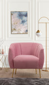 Sessel mit Stoff Istiridye Rosa (1)