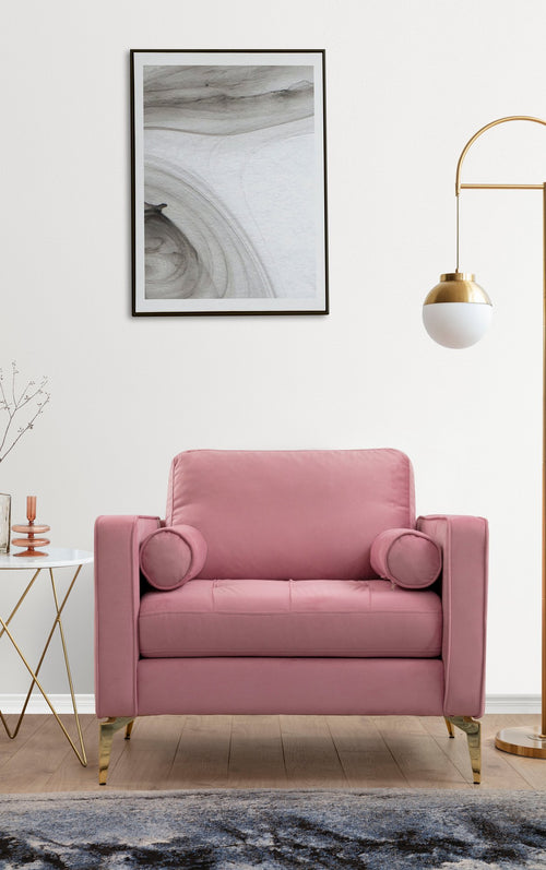 Sessel mit Stoff Rome Rosa