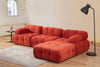 Ecksofa Modulares, 3-Sitzer, aus Stoff, Doblo 3 Rot (1)