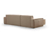 Ecksofa mit Chaiselongue Links, 3-Sitzer, aus Stoff, Lego Creme (5)