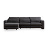 Ecksofa mit Chaiselongue Links, 3-Sitzer, aus Stoff, Lily Grau (6)