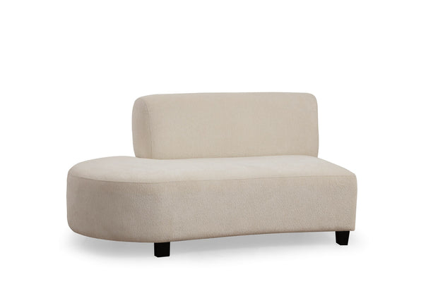 Ecksofa Symmetrisch, 3-Sitzer, aus Stoff, Pars Small Creme (5)