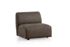 Ecksofa Symmetrisch, 6-Sitzer, aus Stoff, Mentis 1 Braun (6)