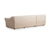 Ecksofa Symmetrisch, 3-Sitzer, aus Stoff, Mentis 6 Creme (5)