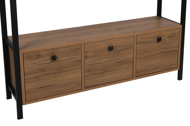 Sideboard mit 3 türen, Nero V2 Nussbaum (11)