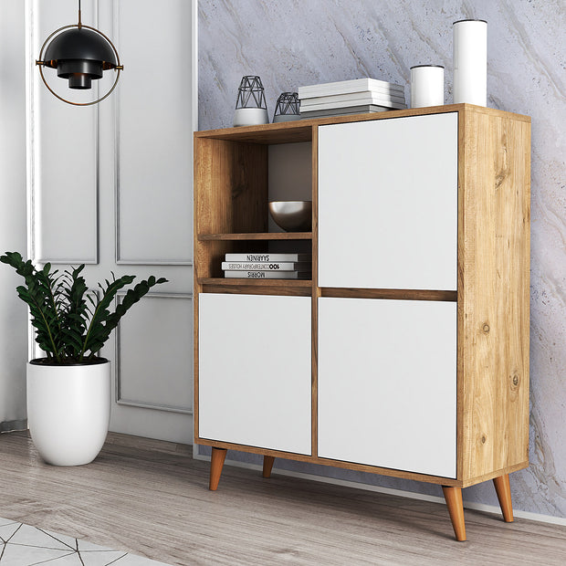 Sideboard mit 3 türen, Kros 3 Weiß