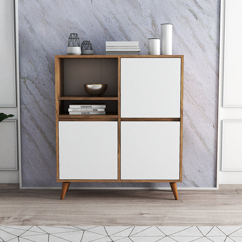 Sideboard mit 3 türen, Kros 3 Weiß (1)