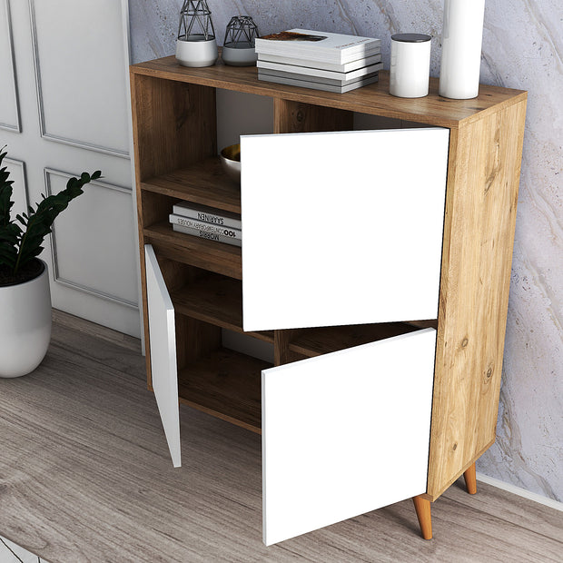 Sideboard mit 3 türen, Kros 3 Weiß (3)