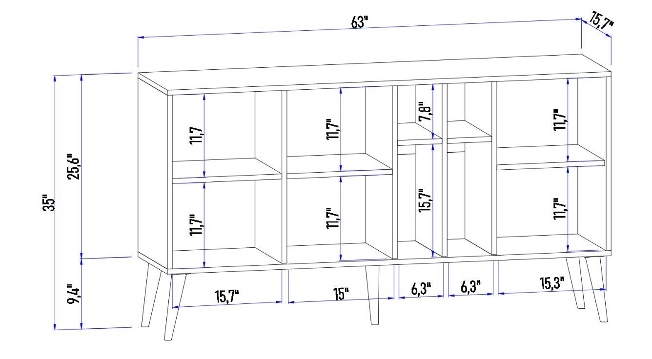 Sideboard mit 3 türen, Risa Kiefer (6)