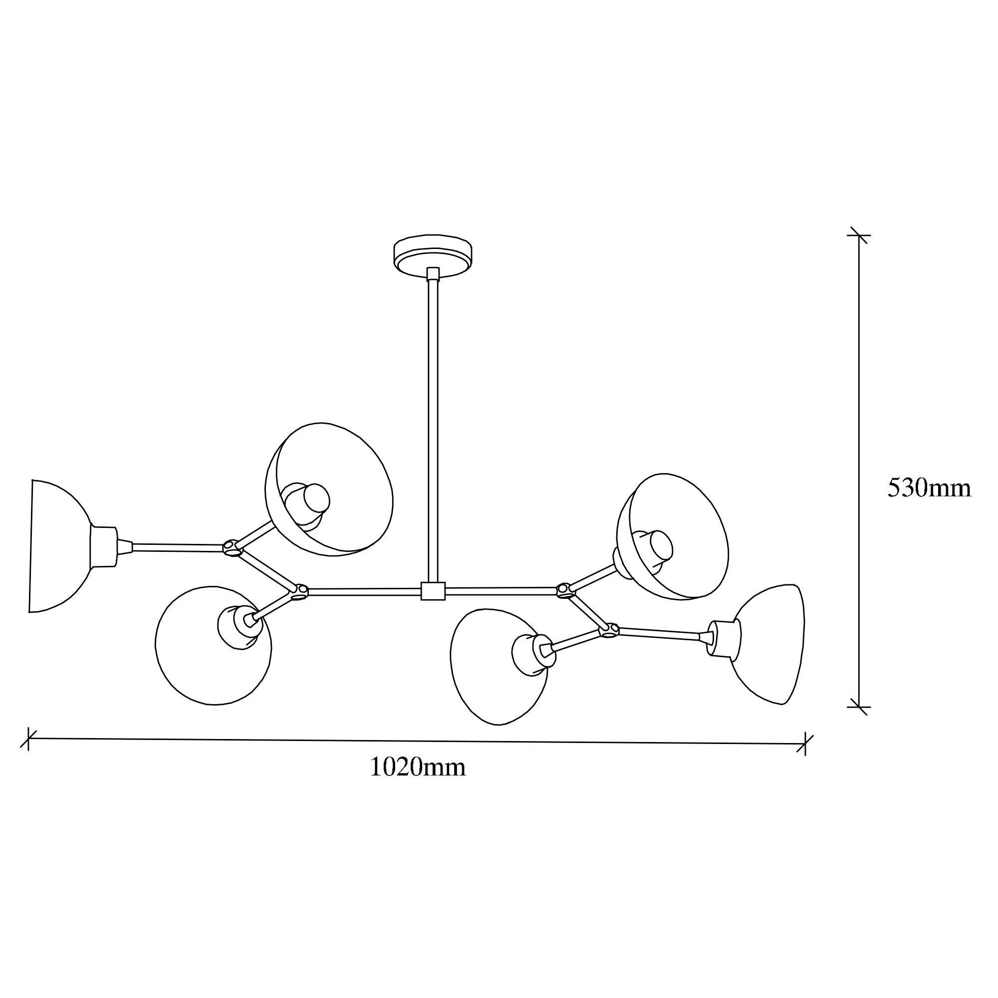 Hängeleuchte Dram 1102 Messing (2)