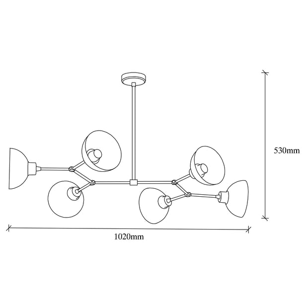 Hängeleuchte Dram 1102 Messing (2)