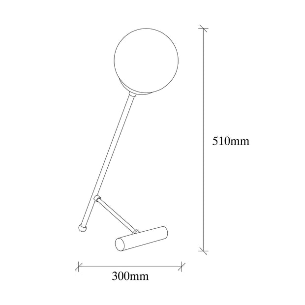 Tischlampe Golf 5023 Messing (2)