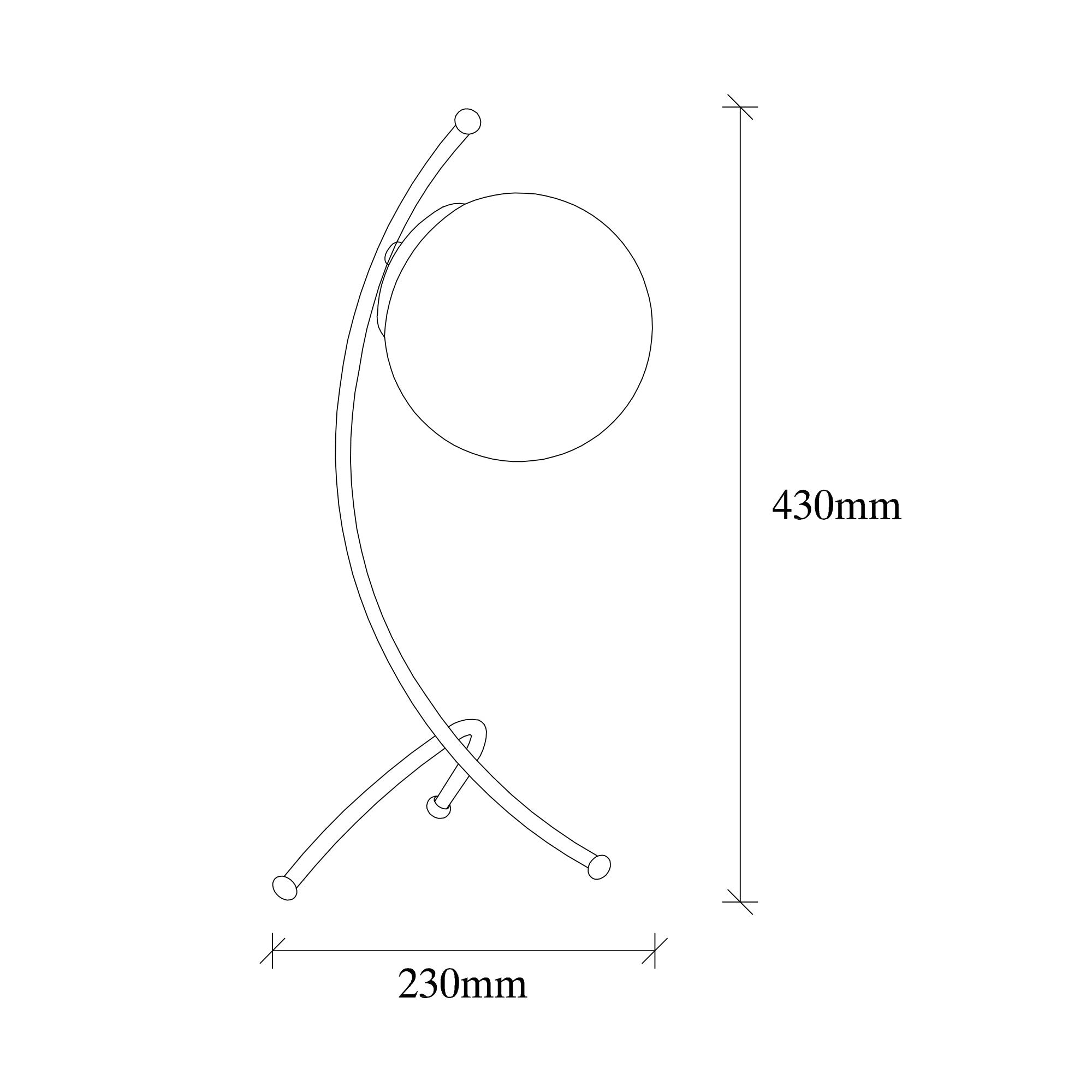 Tischlampe Yay 5015 Schwarz (2)